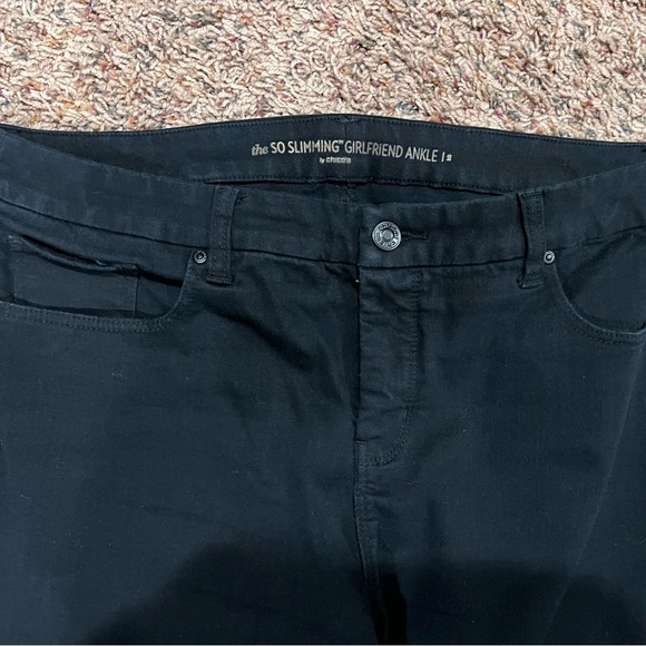 Chico’s So-Slimming black pants. Chico’s size 2, US 12. Excellent condition - Picture 3 of 5